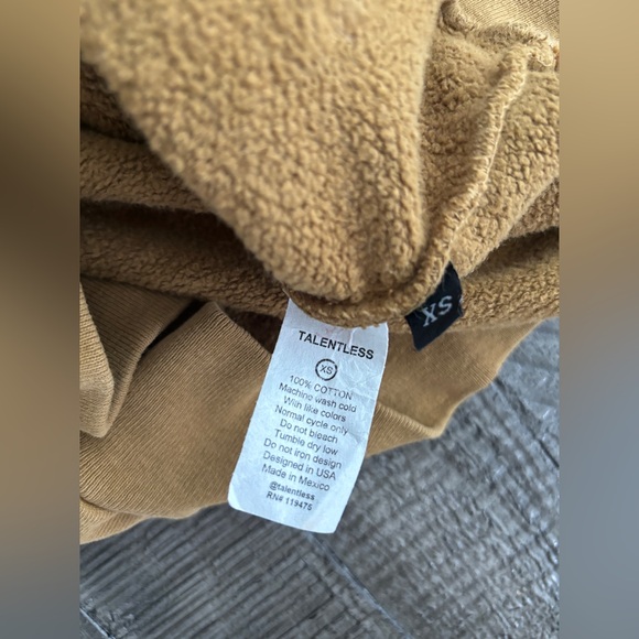 Talentless Pullover Hoodie Caramel Size XS - Picture 8 of 9